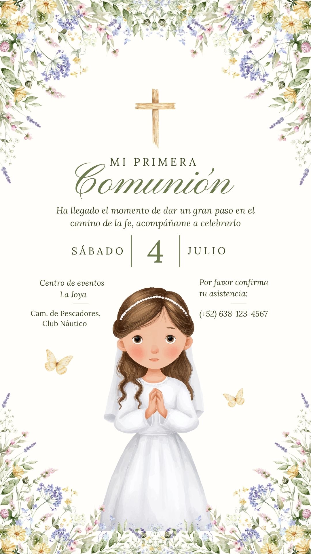 Invitación Primera comunión